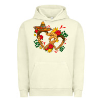 Pigment Pistachio Churros with love and sombrero Urban Hoodie - AdoDesignShop