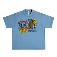 Pebble Blue proud army mom Urban Heavy Tee - Artiststas