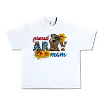 White proud army mom Urban Heavy Tee - Artiststas