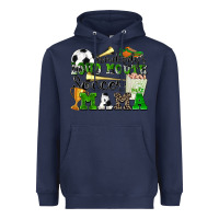 Navy somebody's loud mouth soccer mama Heavyweight Hoodie - Zillion Design Studio