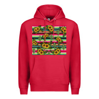 Cardinal sunflower cactus Premium Hoodie - JahusDesignShop
