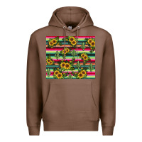 Chestnut sunflower cactus Premium Hoodie - JahusDesignShop