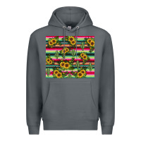 Rock sunflower cactus Premium Hoodie - JahusDesignShop
