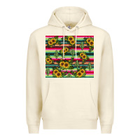 Sandshell sunflower cactus Premium Hoodie - JahusDesignShop