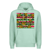 Seafoam sunflower cactus Premium Hoodie - JahusDesignShop