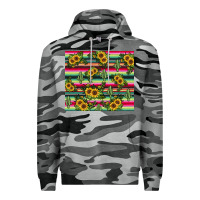 Slate Camo sunflower cactus Premium Hoodie - JahusDesignShop