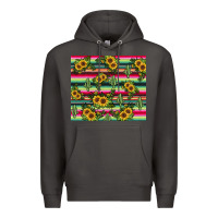Smoke sunflower cactus Premium Hoodie - JahusDesignShop