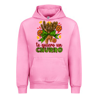 Fuchsia Pink Te Gueiro un churro Urban Hoodie - AdoDesignShop