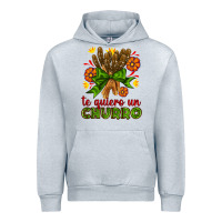 Heather Grey Te Gueiro un churro Urban Hoodie - AdoDesignShop