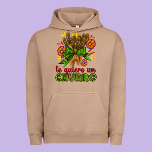 Te Gueiro Un Churro Urban Hoodie Designed By Adodesignshop