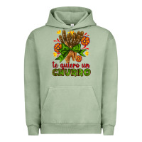 Pigment Oil Green Te Gueiro un churro Urban Hoodie - AdoDesignShop