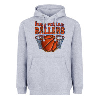 Heather Grey busy raising ballers basketball Heavyweight Hoodie - texasbilliewilder