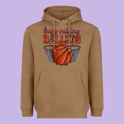 Heavyweight Hoodie busy raising ballers basketball