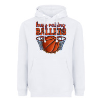 White busy raising ballers basketball Heavyweight Hoodie - texasbilliewilder