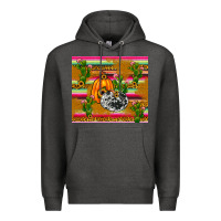 Charcoal Heather pumpkin Premium Hoodie - JahusDesignShop