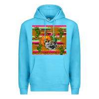 Ocean Blue pumpkin Premium Hoodie - JahusDesignShop