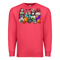 Cardinal halloween cartoon characters coffee cups Premium Sweatshirt - Zillion Design Studio