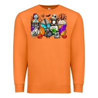 Carrot halloween cartoon characters coffee cups Premium Sweatshirt - Zillion Design Studio