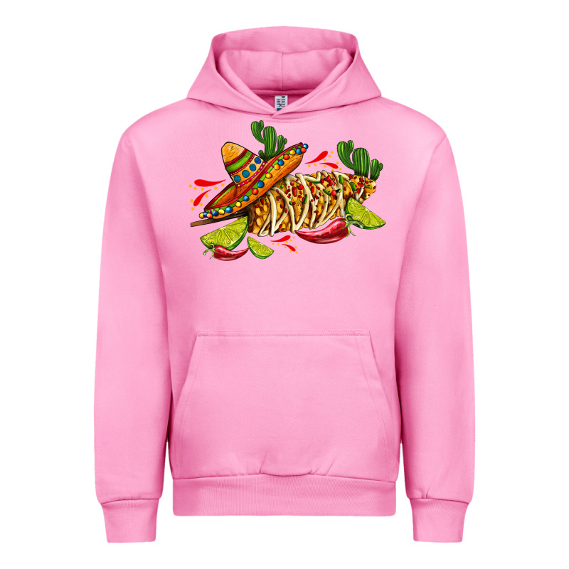 Mexican Elote Corn Sombrero Lime And  Cactus Urban Hoodie by AdoDesignShop | Teevron