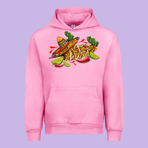 Mexican Elote Corn Sombrero Lime And  Cactus Urban Hoodie Designed By Adodesignshop