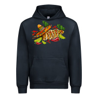 Navy mexican elote corn sombrero lime and  cactus Urban Hoodie - AdoDesignShop