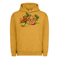 Pigment Peanut Butter mexican elote corn sombrero lime and  cactus Urban Hoodie - AdoDesignShop