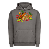 Pigment Tornado mexican elote corn sombrero lime and  cactus Urban Hoodie - AdoDesignShop