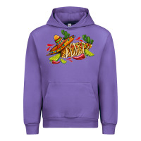 Tulip mexican elote corn sombrero lime and  cactus Urban Hoodie - AdoDesignShop