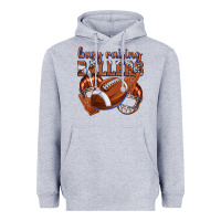 Heather Grey busy raising ballers football Heavyweight Hoodie - texasbilliewilder