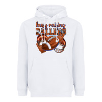 White busy raising ballers football Heavyweight Hoodie - texasbilliewilder