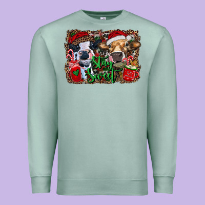 Stay Sweet Heifers Premium Sweatshirt Designed By Ranaportraitstore