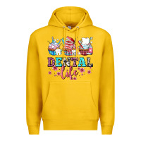 Lemon dental life with cupcakes Premium Hoodie - AdoDesignShop