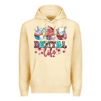 Pina Colada dental life with cupcakes Premium Hoodie - AdoDesignShop