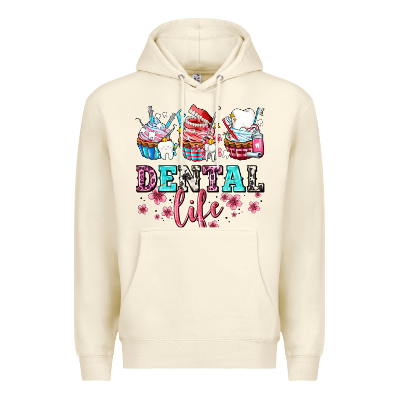 Dental Life With Cupcakes Premium Hoodie by AdoDesignShop | Teevron