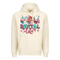 Tofu dental life with cupcakes Premium Hoodie - AdoDesignShop
