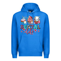 True Royal dental life with cupcakes Premium Hoodie - AdoDesignShop