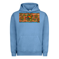 Pigment Pebble Blue autism awareness sunflower puzzle license plate Urban Hoodie - Artiststas