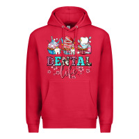 Cardinal dental life with cupcakes Premium Hoodie - AdoDesignShop