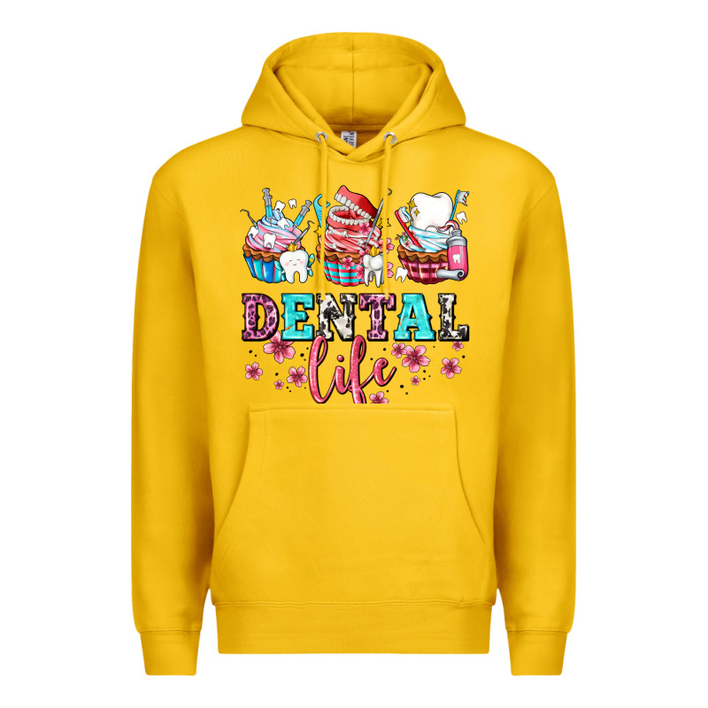 Dental Life With Cupcakes Premium Hoodie by AdoDesignShop | Teevron