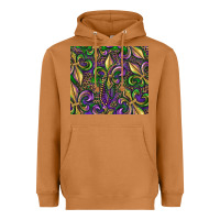 Meerkat mardi gras fleur de lis Heavyweight Hoodie - RanaPortraitStore