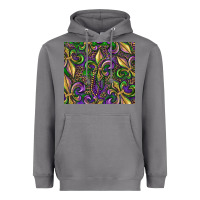 Storm mardi gras fleur de lis Heavyweight Hoodie - RanaPortraitStore