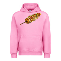 Fuchsia Pink Mexican elote corn Urban Hoodie - AdoDesignShop