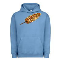 Pigment Pebble Blue Mexican elote corn Urban Hoodie - AdoDesignShop