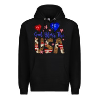 Black god bless the usa Premium Hoodie - Artiststas