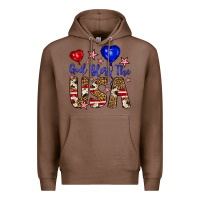 Chestnut god bless the usa Premium Hoodie - Artiststas