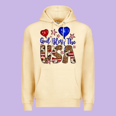 God Bless The Usa Premium Hoodie Designed By Artiststas