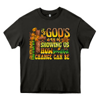 Asphalt Autumn Is God's way Of Showing Us How Beautiful Ch Heavy Core Tee - CowhideDigitalArt
