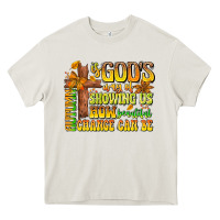 Cream Autumn Is God's way Of Showing Us How Beautiful Ch Heavy Core Tee - CowhideDigitalArt