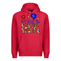 Cardinal god bless the usa Premium Hoodie - Artiststas