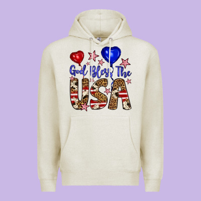 God Bless The Usa Premium Hoodie Designed By Artiststas